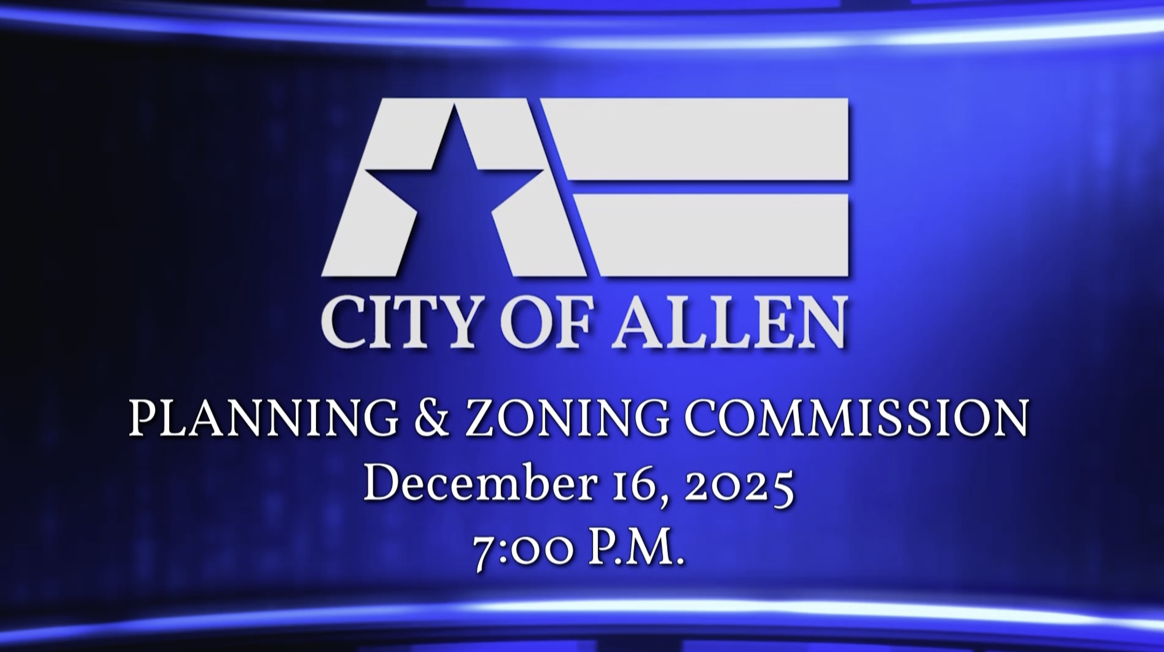 Planning & Zoning Commission (12.15.25)