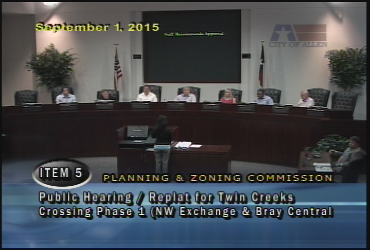 Thumbnail image for Planning and Zoning Commission (9-1-15)