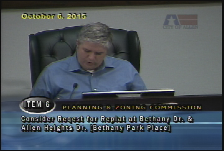 Thumbnail image for Planning & Zoning Commission (10-6-15)