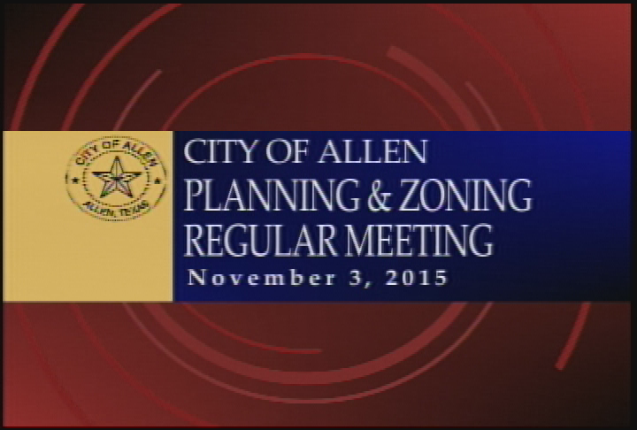 Thumbnail image for Planning & Zoning Meeting (11-3-2015)