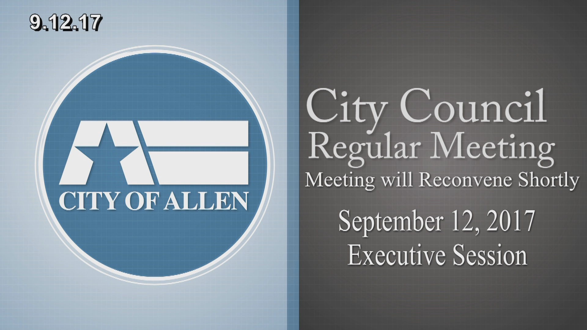 Thumbnail image for City Council Meeting (9-12-2017)